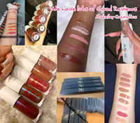 Lápiz Labial Líquido Mate de Alta Pigmentación, Nuevos Cosméticos, Morado, Rojo, Rosa, Rojo Nude, Lápiz Labial Líquido Mate