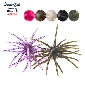 Leurre souple en TPE en forme d'ormeau, appât flottant résistant aux déchirures, leurre de pêche en plastique souple en forme d'araignée pour achigan et truite - Product Image 1