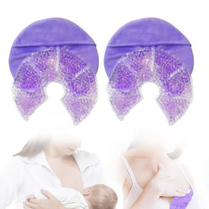 Almohadillas de Gel Reutilizables 3 en 1 para Madres, 18x18cm, Compresas Frías/Calientes para Rehabilitación de Lactancia - Product Image 2