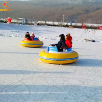 Amusant parc d'attraction spin zone électrique ice dodgem batterie gonflable UFO pare-chocs voitures avec télécommande