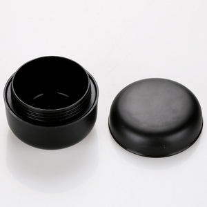 Pot en plastique unique de 30 ml pour démaquillant noir givré, 30 g, vente en gros, récipient rond pour crème ou gel - Product Image 3