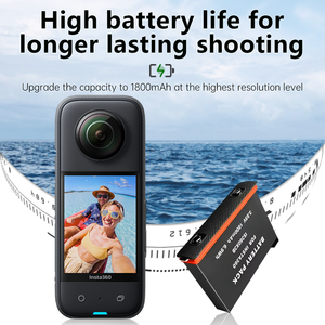 Batería Original <span class=keywords><strong>Insta360</strong></span> ONEX3 de 1800mAh con Cargador Rápido para Cámara Insta 360 One <span class=keywords><strong>X3</strong></span>, Accesorios y Repuestos - Product Image 3