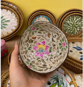 Bulk Supply Sustainable MOP <b>Coconut</b> <b>Shell</b> Bowls Polished Natural Wood Bowls for Jewelry Storage and Home Decoration - Product Image 6