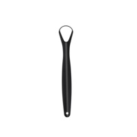 Ensemble professionnel de grattoir à langue en acier inoxydable 3 pièces pour outil de nettoyage de marque privée personnalisable de voyage pour cadeau de Noël