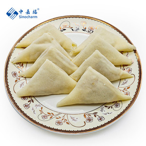 Sinocharm Samosa di verdure surgelate HALAL merenda pronta da mangiare con verdure fresche a dadini, facile delizia culinaria - Product Image 4