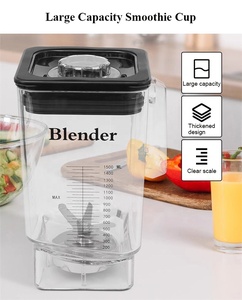 ماكينة منزلية عازلة للصوت ، ماكينة تكسير ومزج عصير الفاكهة وعصائر الفاكهة الإنجليزية - Product Image 2