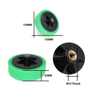 150mm Length 45mm Thickness Medium <strong>Cast</strong> Grinding Polishing Buffing Sponge <strong>Pad</strong> - Product Image 2