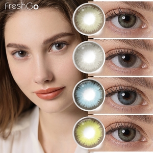 Freshgo Diamond Big Eyes <span class=keywords><strong>Lentille</strong></span> de contact 14.5mm Lentilles de contact de couleur Cercle noir <span class=keywords><strong>Bella</strong></span> <span class=keywords><strong>Lentille</strong></span> Contacts colorés En gros - Product Image 1