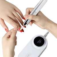 Machine à polir les ongles 35000 tr/min, moteur sans balais rechargeable, perceuse à ongles électrique, logo personnalisé
