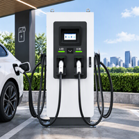 Station de recharge rapide DC tout-en-un professionnelle pour véhicules électriques, norme européenne, 120 kW, 160 kW, double pistolet, intégrée, pour la recharge commerciale de véhicules électriques