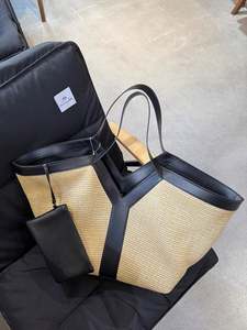 Nouveau sac en paille tressé de style villégiature française 2026, sac à main haut de gamme et polyvalent à porter à l'épaule, sac fourre-tout grande capacité - Product Image 5