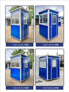 Caseta de Seguridad Portátil Prefabricada, Cabina de Peaje, Caseta de Guardia Móvil Prefabricada con Ruedas - Product Image 6