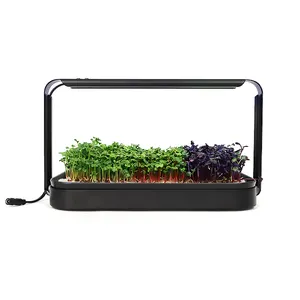hydroponic smart garden self watering growing system indoor home grow system for microgreens and herb growth
