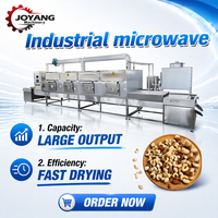 PLC-gestuurde automatische industriële magnetron noten droog- en sterilisatiemachine met hoge efficiëntie bandtransporttunneldroger