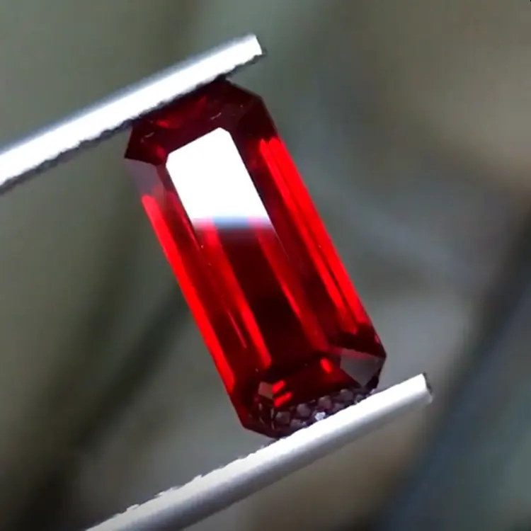 SGARIT Kualitas Tinggi Batu Permata Longgar Leher-v untuk Kustomisasi Perhiasan 5ct Alami Tidak Panas Merpati Merah Darah Ruby