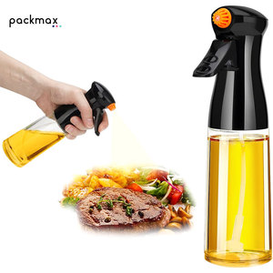 Botella de Vidrio con Pulverizador Continuo de Aceite de Oliva para Cocina, 200 ml – Pulverizador de Aceite para Barbacoa, Sartén, Ensaladas, Repostería y Cocina - Product Image 5