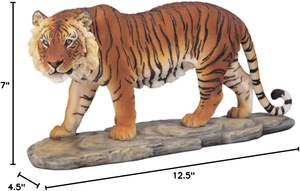 בנגל נמר אספנות בר חיות קישוט figurn שרף אמנות, פסל אספנות לתצוגה בסלון - Product Image 4