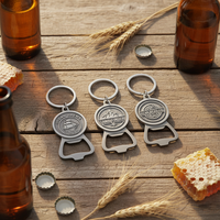 Décapsuleur porte-clés personnalisé avec logo par sublimation, cadeaux de mariage, décapsuleur en acier inoxydable, porte-clés en métal vierge pour bière