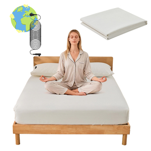 Lieferant Großhandel US Alle Größen 10% Silber faser und 90% Bio-Baumwolle Anti statische Erdung Erdung Spann betttuch Home Bettwäsche - Product Image 1
