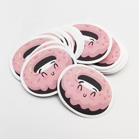 Étiquettes autocollantes en PVC imperméables, impression personnalisée, autocollants en vinyle, logo