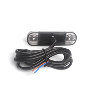 Haute Qualité Ultra Mince Remorque Lumières 3SMD Frein Clignotant Côté Marqueur Feux Arrière 12V 24V Pour Camion Remorque RV Bateau