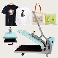 Presse à chaud manuelle 16x20 à prix d'usine pour transfert d'impression sur T-shirts, grand format, multifonction, sublimation
