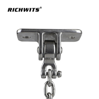 Prix usine 304 accessoires de siège suspendus en acier inoxydable 360 crochet de balançoire de Rotation pour balançoire de chaise hamac extérieur intérieur