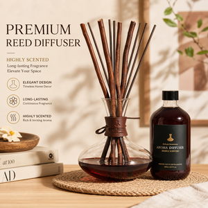 Difusor <span class=keywords><strong>de</strong></span> Aromas <span class=keywords><strong>de</strong></span> Lujo para el Hogar con Varillas Naturales y Caja <span class=keywords><strong>de</strong></span> Regalo Negra - Product Image 1