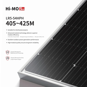 LONGi Hi-MO 5m LR5-54HPH 405-425M Full Black 405 410 <span class=keywords><strong>415</strong></span> 420 425 Watt Panneau solaire conforme à l'UE - Product Image 4