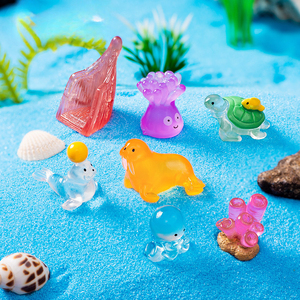 Ornamento su misura del Micro paesaggio del serbatoio di pesci dell'acquario di oggetti in resina marina luminosa all'ingrosso - Product Image 2