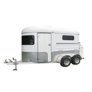 Remorque à chevaux à chargement droit pour 2 chevaux, remorque à chevaux standard avec prix d'usine - Product Image 1