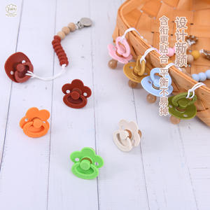 3 Pcs/Set Nouvelles Sucettes Bavoirs en silicone de qualité alimentaire pour bébé, sucette factice d'extérieur - Product Image 6