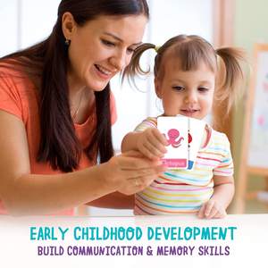 Tarjetas flash personalizadas tarjetas cognitivas de dibujos animados entrenamiento de memoria niños aprendiendo alfabeto educativo oráculo tarjetas flash <span class=keywords><strong>para</strong></span> niños - Product Image 6