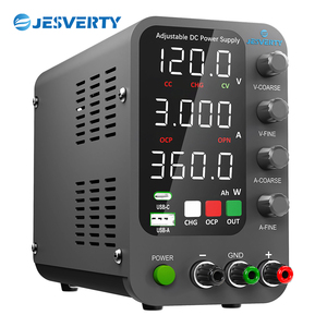 Jesverty 12003C DC Power Supply 0-120V 0-3A Switching Bench Power Supply 20W USB <strong>Type</strong>-<strong>C</strong> <strong>Variable</strong> Intelligent Charging Single - Product Image 1