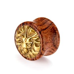 Di Legno fatti a mano Tunnel gioielli Tappi Per Le Orecchie gauge piercing monili di legno - Product Image 5