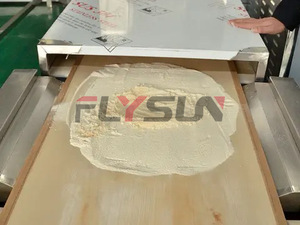 เครื่องอบแห้งแบบอุโมงค์ไมโครเวฟอัตโนมัติ Flysun ทำจากสแตนเลส 304 พร้อมสายพานลำเลียงสำหรับฆ่าเชื้อและอบแห้งอาหาร ความจุสูง - Product Image 4