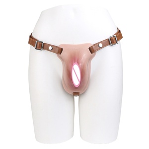 Latest Pussy Vagina Chastity Devices Wearable Vagina Realistic Pussy Sex Toys for Cross Dresser Transgender - Product Image 5