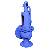 Válvula de seguridad para sistemas de vapor industriales DIN WCB con brida, de elevación completa, automática, con resorte, para alivio de presión - Producto clave