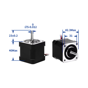 Motore Passo-Passo Ibrido DC Miniaturizzato Nema17 42mm di Alta Qualità Certificato RoHS per Stampanti 3D e Macchine CNC - Product Image 4