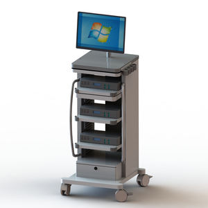 Carrito de Ultrasonido Médico <span class=keywords><strong>NBRIDGE</strong></span> NBR-NT-01 Personalizable, Carro Portátil para Hospital, Soporte VESA para Computadora, Capacidad de Carga de 300 lb - Product Image 2