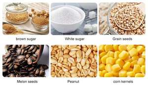 Relleno de bolsas de papel de sal y plástico, máquina de envasado de sellado de bolsas con cremallera química para alimentos, gránulos de cacahuete, cereales, dátiles, frijoles - Product Image 6