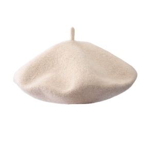 Boina <span class=keywords><strong>de</strong></span> <span class=keywords><strong>lana</strong></span> a la moda para mujer y niña, <span class=keywords><strong>gorro</strong></span> <span class=keywords><strong>de</strong></span> boina francesa, <span class=keywords><strong>gorro</strong></span> <span class=keywords><strong>de</strong></span> Color sólido - Product Image 4