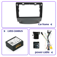 Cadre de lecteur DVD Android pour autoradio Meihua avec cadre de façade pour CHANGAN CS75 2013-2016 faisceau de câbles