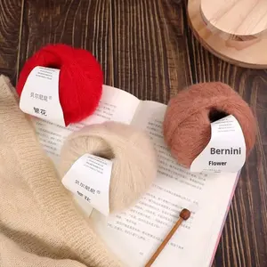 Hilo Acrílico Sudafricano de Lujo al por Mayor de Fábrica, Mezcla de Hilo Teñido a Mano para Tejer, Bola de Hilo Fino de Seda Suave para DIY - Product Image 5