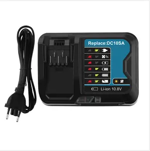 DC10SA 1 Port Charger For Makitas 10.8V/12V Lithium ino Battery pack Output For Bl1040B Bl1020B Power Tools Battery