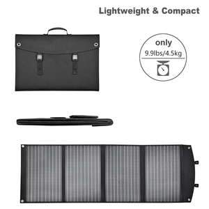 Factory Direct Price 120W <b>Foldable</b> Camping Outdoor Waterproof <b>Solar</b> <b>Panel</b> Charger for Portable Power Station Free Shipping - Product Image 3