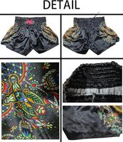 Shorts de Muay Thai personnalisables et durables pour femmes, motif drapeau marocain, pour arts martiaux mixtes 2026