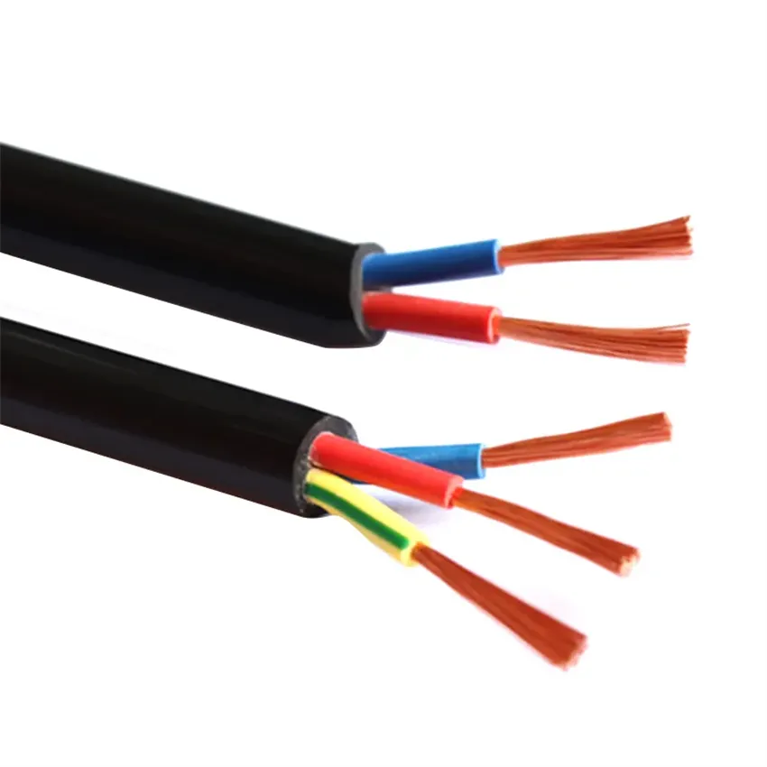 Cable eléctrico impermeable de 18 10 AWG 2 conductores 12 2, cable eléctrico flexible multicópico