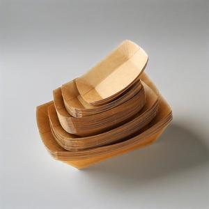 Bandeja de comida rápida de papel Kraft desechable al por mayor grado alimenticio para ensalada y sándwich para llevar para sándwiches y ensaladas - Product Image 2