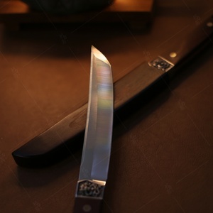 มีดเอาตัวรอดสแตนเลสแบบปรับแต่งได้ ใบมีดเกรด DIY สำหรับกิจกรรมกลางแจ้ง แบบ OEM - Product Image 4